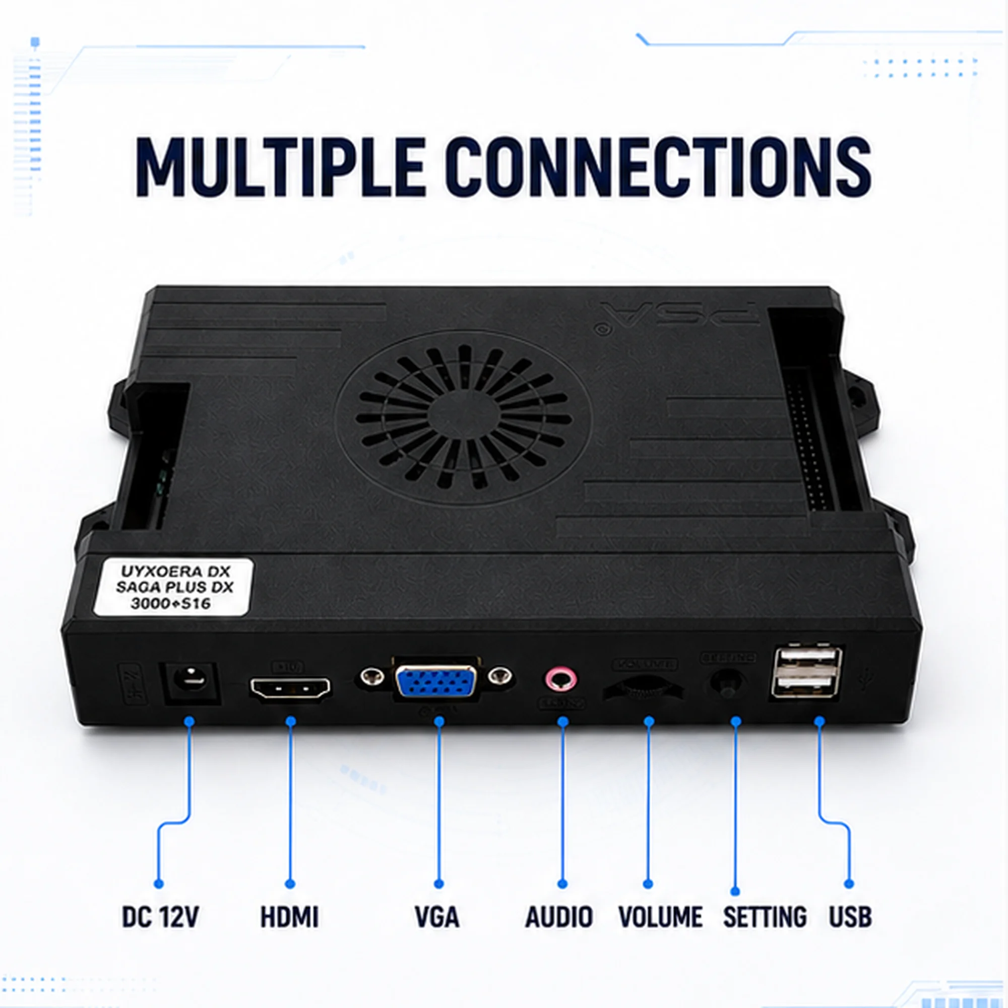 Pandora DX Saga 3516 in 1 Support Vertical Gaming Switch Arcade Game Board HDMI VGA USB Retro Game PCB for DIY Cabinet
