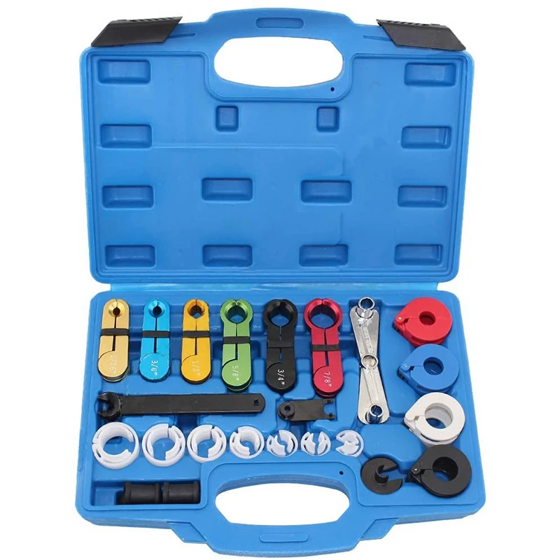 

22Pcs Quick Disconnect Tool For Fuel Line Disconnection,Transmission Oil Cooler Line-Air Conditioning Disconnect Tool