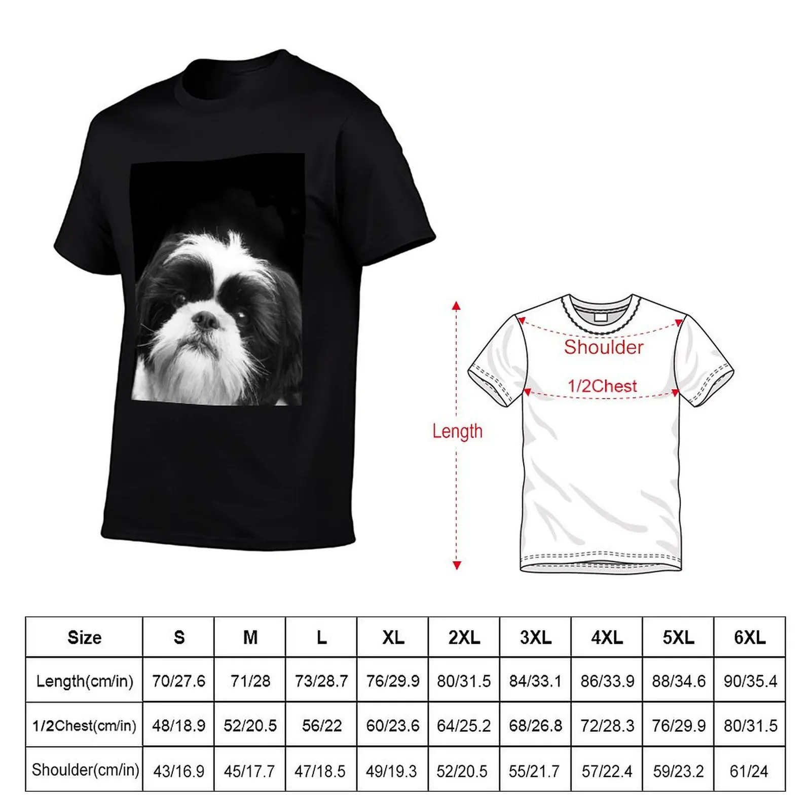 Shih Tzu Dog T-Shirt designer shirts cute clothes shirts graphic vintage anime shirt mens big and tall t shirts