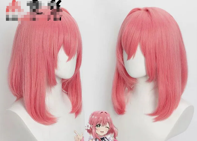 

Hanazono Hakari Cosplay Wig Short party hair Synthetic Costume Wigs