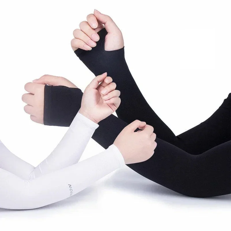 Manga Protetora Unissex para Braço, Aquecedor de Braço, Mangas Esportivas para Mulheres e Homens, Proteção Solar UV, Cobertura para Mãos, Suporte para Corrida, Pesca, Ciclismo, Esqui