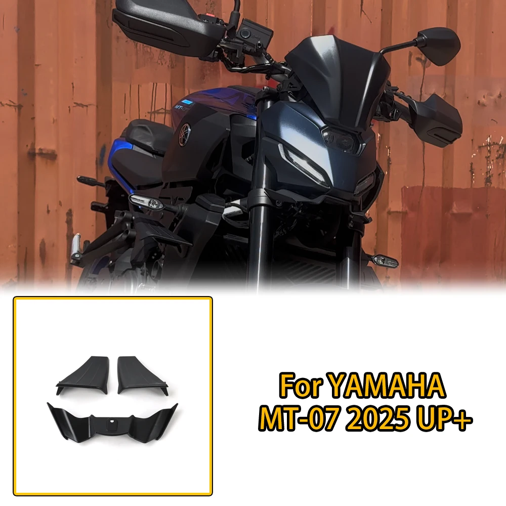 

YAMAHA MT-07 2025 Wing Downforce Naked Frontal Spoilers + Side Wings Spoilers Durable Fit 2025 MT-07 Motorcycle