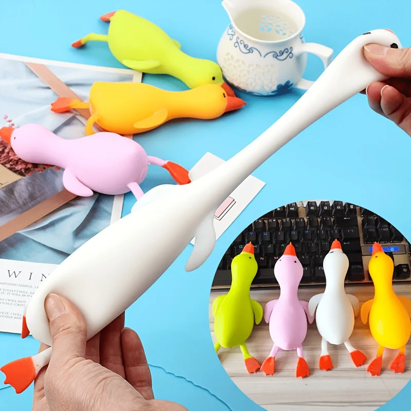 2pcs Newly Powder Duck Toy with Creative Design, It's an Interesting Gift Package for Party, a Prize for School, Birthday Gifts.