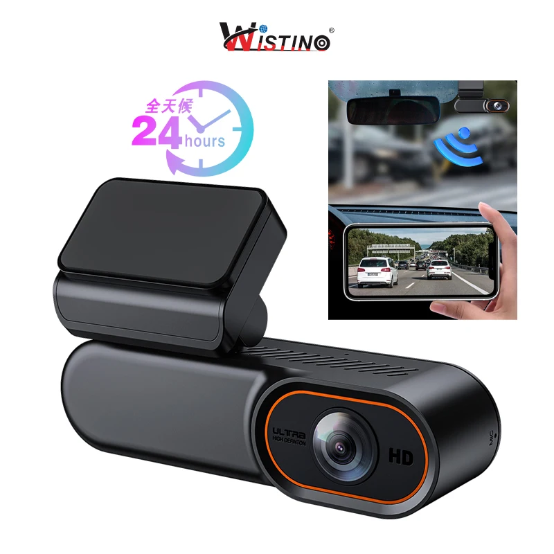 Wistino 1080P 4G HD Car Camera Collision Sensor Alarm Remote Video Playback Driving Recorder