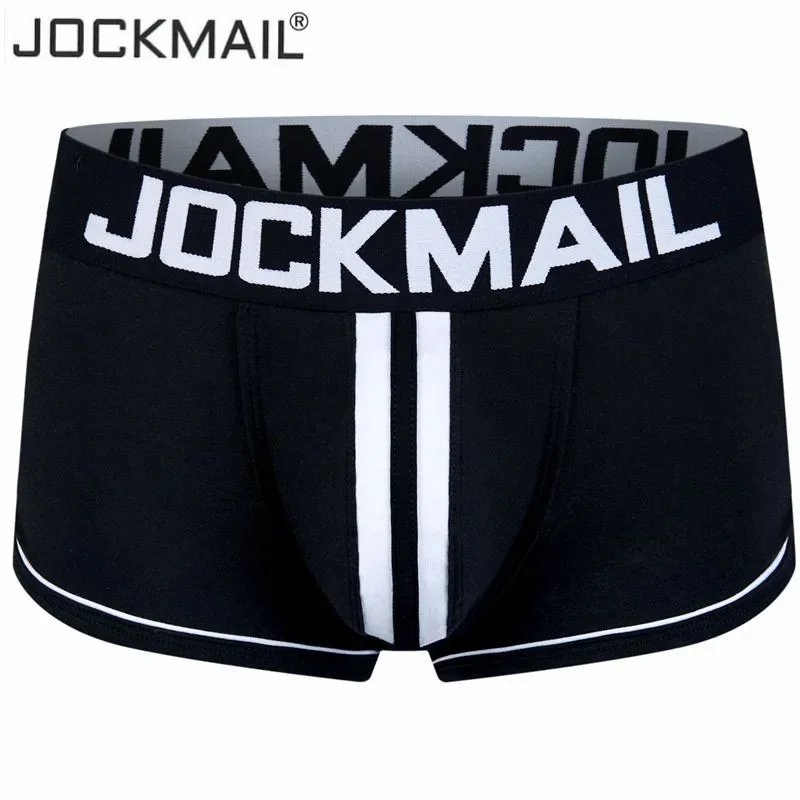 JOCKMAIL Brand Open Backless crotch G-strings Men Underwear Sexy Gay Penis tanga Short  Male Underwear Slip Thongs Jockstrap