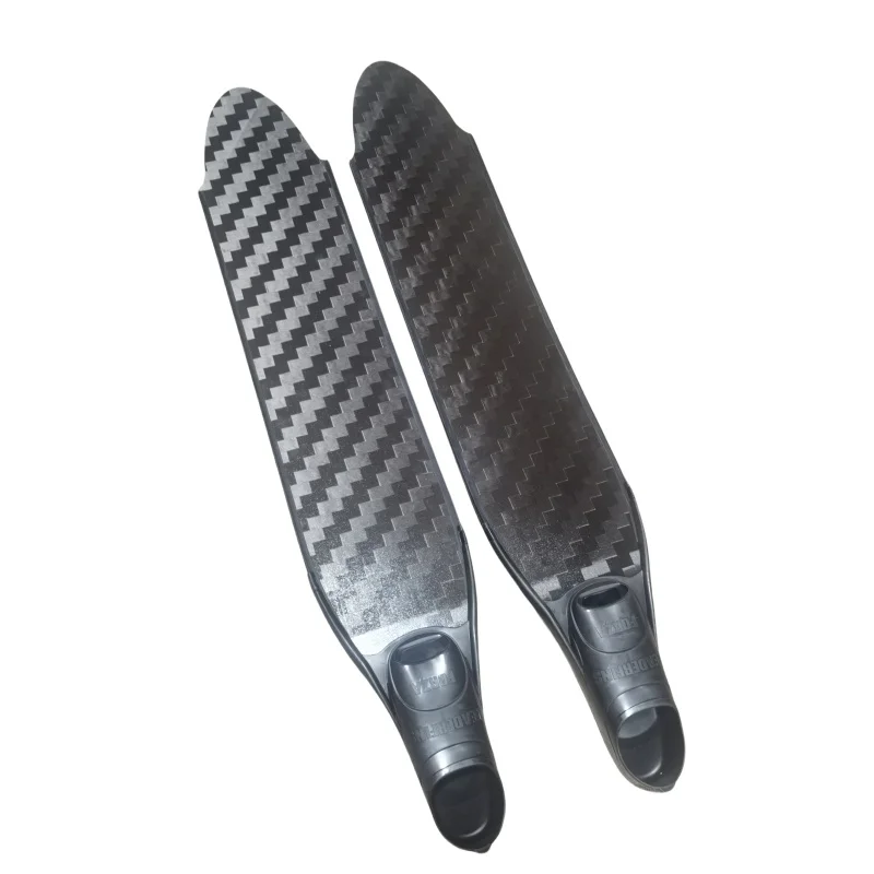 Free Diving Fins High-quality Carbon Fiber 1 Meter Extended Blade Diving Fins Lattice Crossbar Personalized Pattern Design