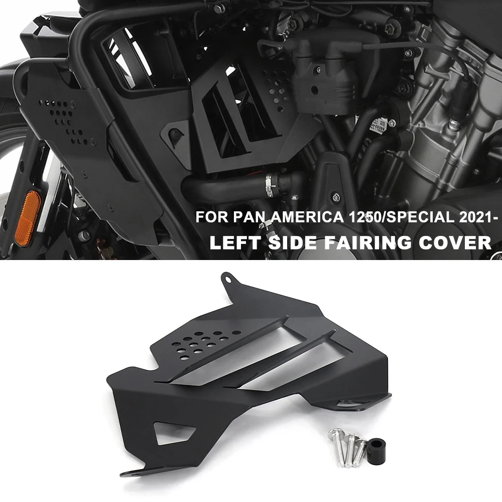 

For Pan America 1250 Special 1250S 2021- Engine Guard Side Fairing Protective Cover Left Panels Shield Air Deflector Motorcycle