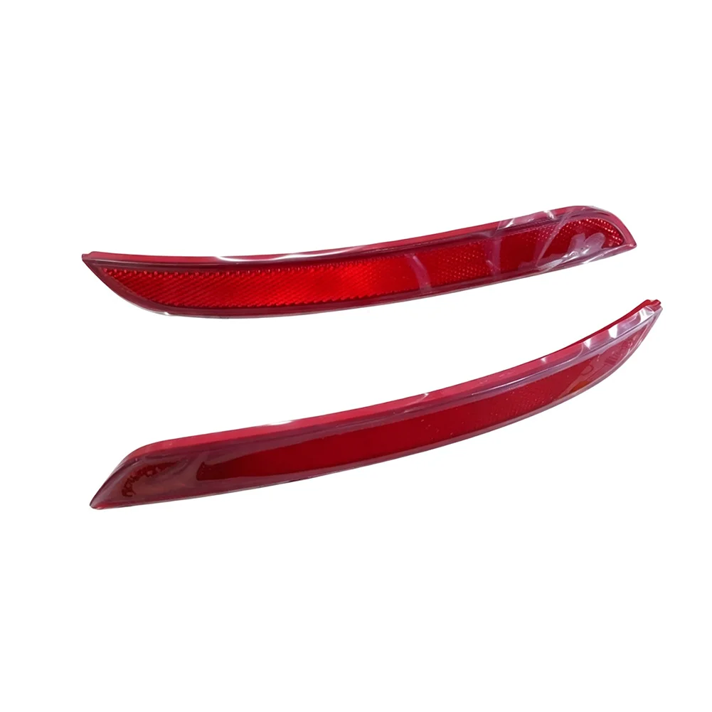 For Night Driving Safety Red Rear Bumper Reflector Bumper Rear Light Non Deformation Red Color Direct Replacement