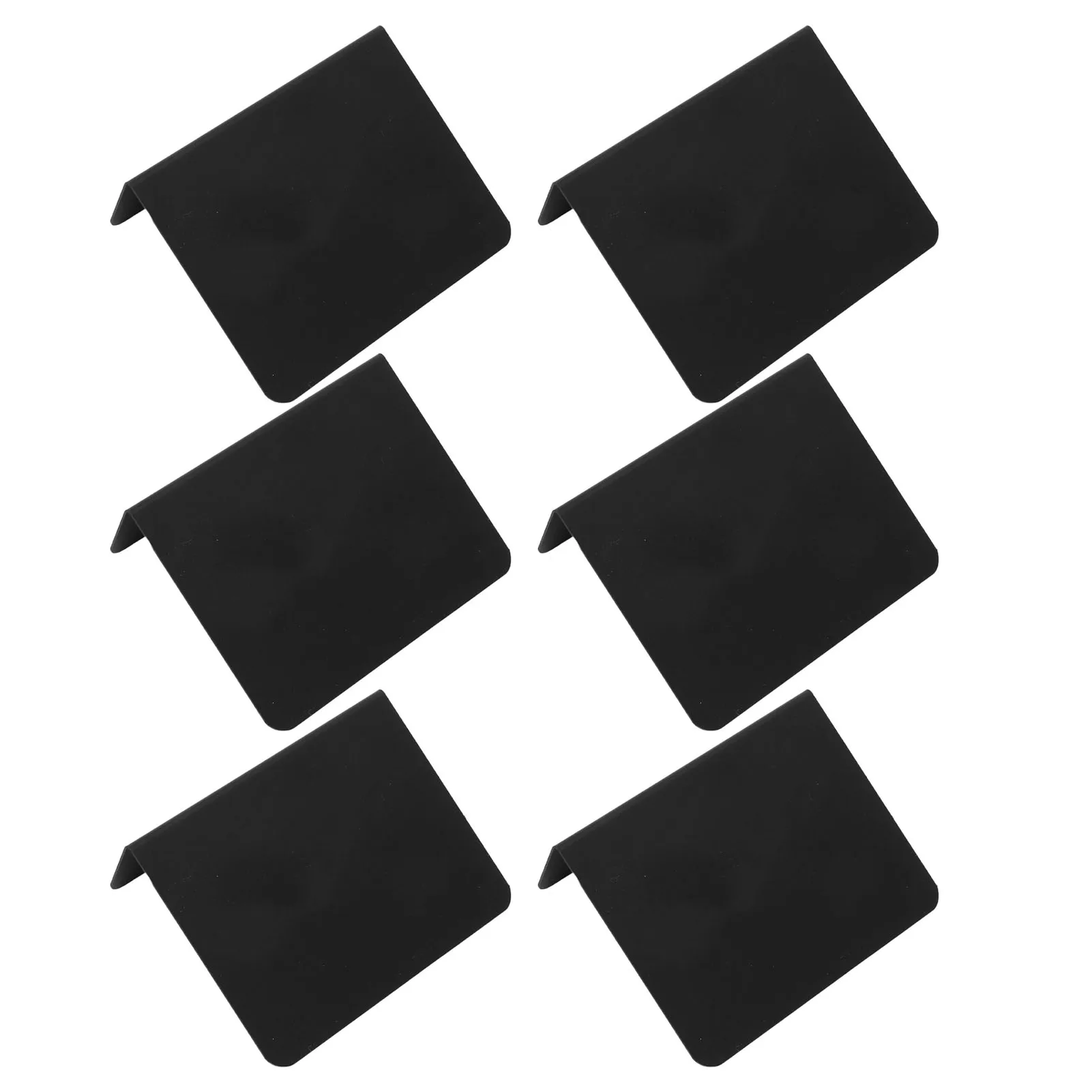 

ZK40 20pcs Mini Chalkboard Set Easy Write Erase Display Black Chalkboard Signs with Pen for Wedding Nail Salon