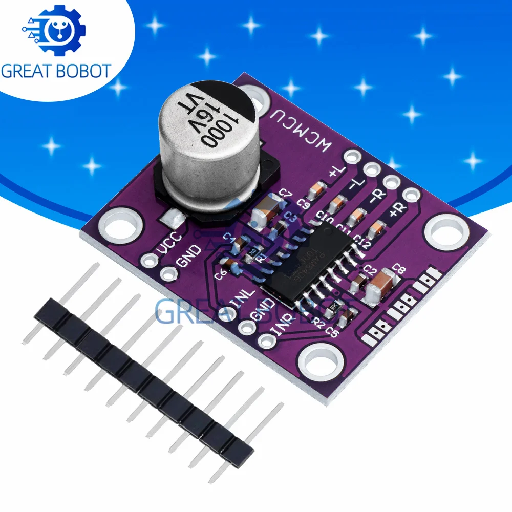 BS 1PCS  CJMCU-8406 PAM8406 No interference stereo class D audio power amplifier module development board