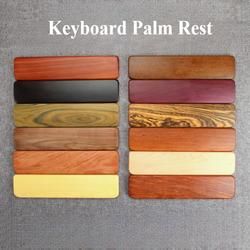 Wooden Palm Rest Custom Walnut Wood Wrist Rest Solid Wood Palm Stress 104/87 Filco Mechanical Keyboards Accessories for Rainy75