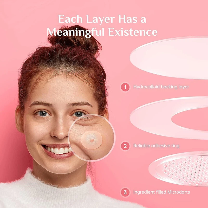 9Pcs/Box Acne Microneedle Eye Patch For Facial Care Acne Patch For Firming And Reducing Dark Circles Collagen Eye Mask Patch
