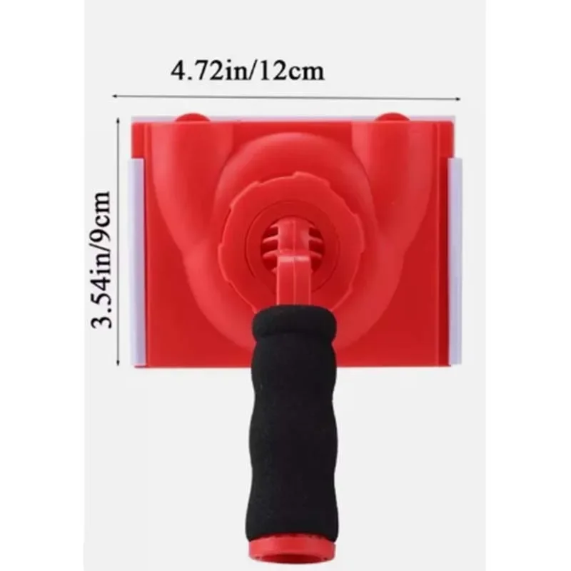 Бытовая щетка для латексной краски с ручкой, пластиковая + нейлоновая щетина, щетка для чистки угла стены комнаты с телескопическим стержнем