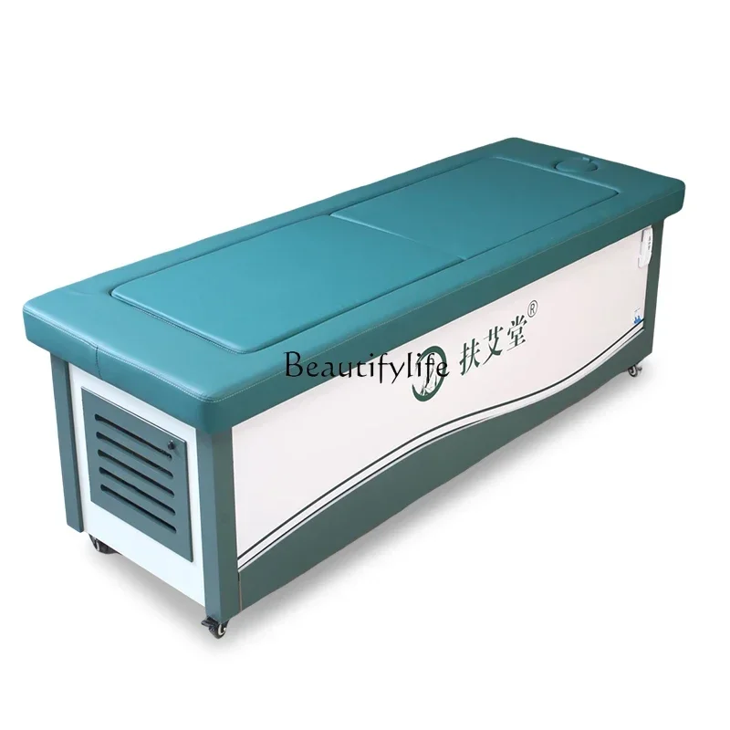 

Full Body Moxibustion Home Automatic Intelligent Open Fire Smoke-Free Stone Therapy Steaming Bed