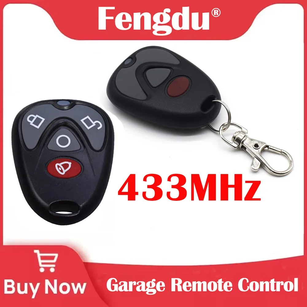433MHz Learning Code Universal RF Remote Control for Automotive Motorcycle Anti-theft Alarm System