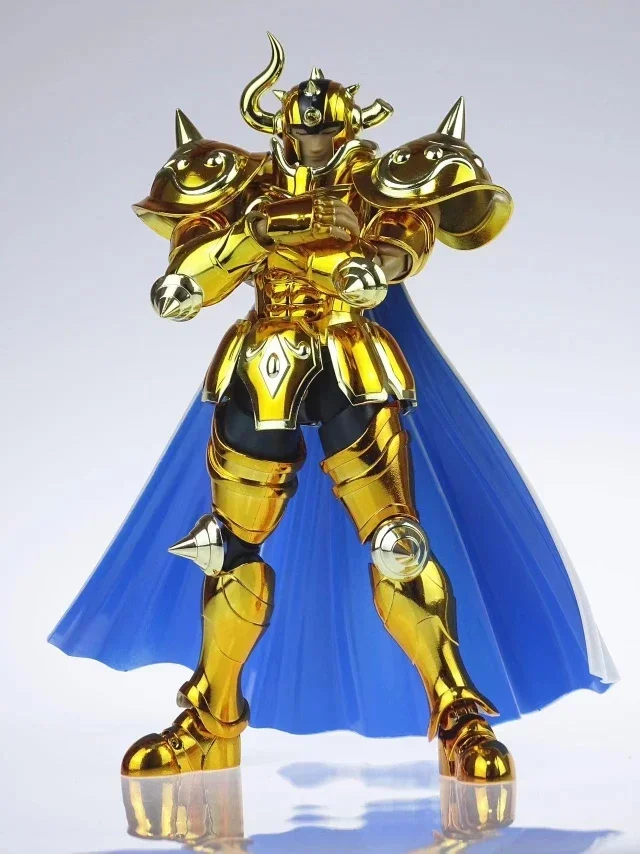 In Stock S-Temple Metal Club Ex Taurus Aldebaran Saint Seiya Myth Cloth Gold  Anime Action Figure Collectible Model Hoilday Gift