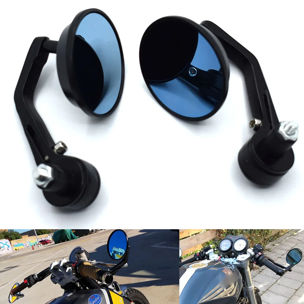 Universal Motorcycle rear view mirror 7/8 22mm Handle bar mirror For YAMAHA MT-07 MT-09 MT 07 MT 09 MT07 MT09 R1 R6 R15 R25 XMAX