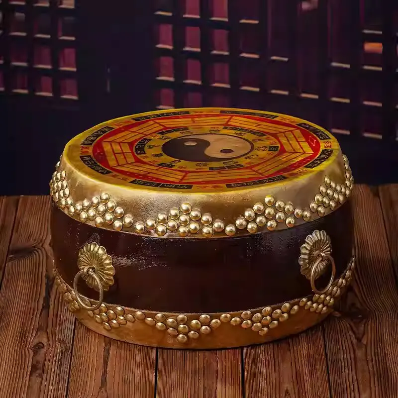 Taoist Drum Chinese Drum Chanting Sutras Buddhist Implement High-pitched Drum