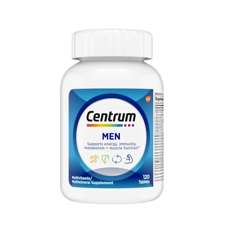 120 capsules Centrum 120 capsules, men\'s vitamin mineral B dietary supplement with lycopene