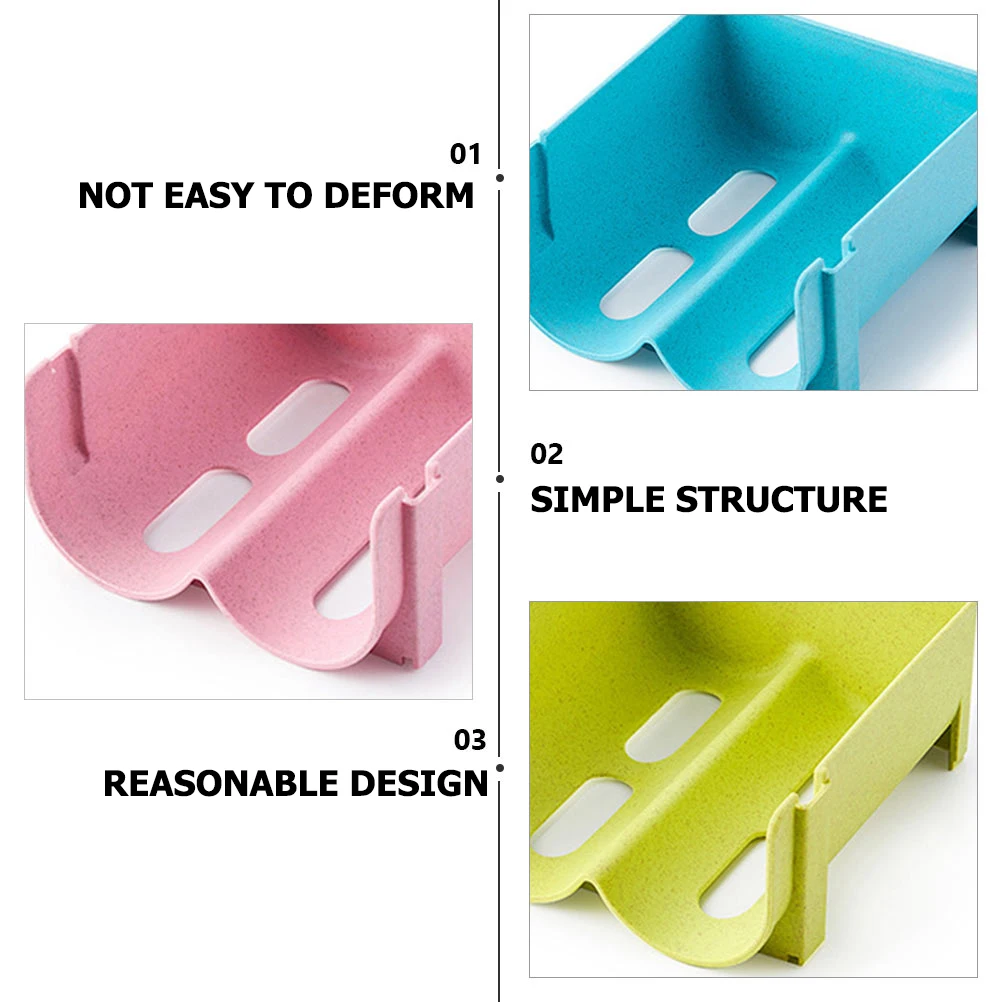 

3pcs Beverage Storage Box Eco-Friendly Stackable Can Rack Fridge Freezer Container Drinks Holder Bottle Rack Refrigerator
