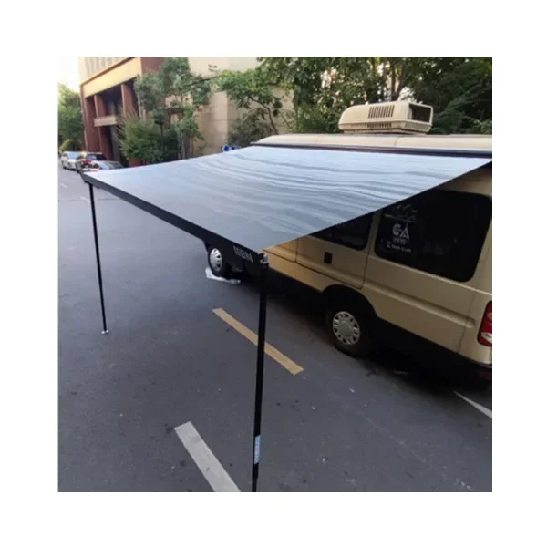 Aluminium PVC 11x8 Ft Wind Camper Van RV Accessories DC12V Awning Manual Control Waterproof Travel Trailers Caravan Accessories