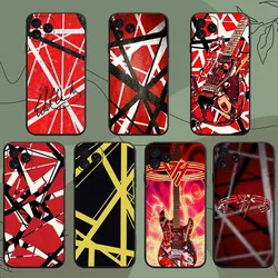 Guitarist Eddie V-Van H-Halen Band Phone Case For iPhone 8 15 11 Mini Xr XS 14 13 12 X Pro Max Plus Shell