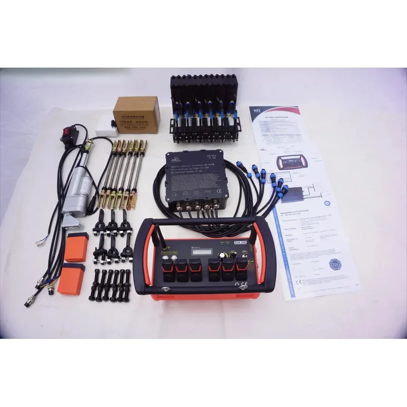 Wireless 6 Joystick Remote for Overhead Crane Hoist and Hydraulic Systems Industrial Radio Controller with Six Levers