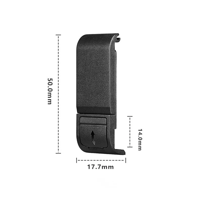 Portable Flip Battery Cover for GoPro Hero 13 12 11 10 9 Black Removable Battery Lid Door Type-C Charging Port Side Case