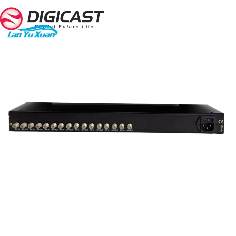 DMB-90E Multi Frequency DVBSS2 Satellite ISDB-T DVB-TT2 to IP Gateway Receiver