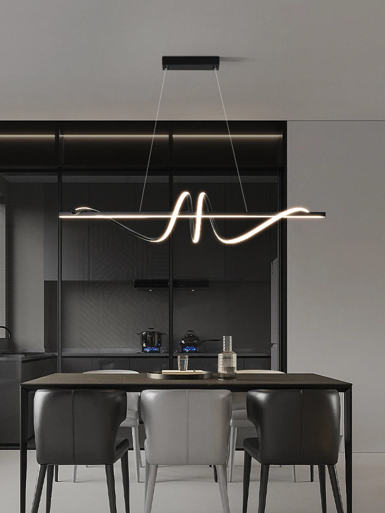 Imagem -02 - Modern Led Pendant Lights para Sala de Estar Lâmpada Pendurada para Mesa de Jantar Cozinha Vestiário Escritório Decoração de Casa Móveis Minimalistas