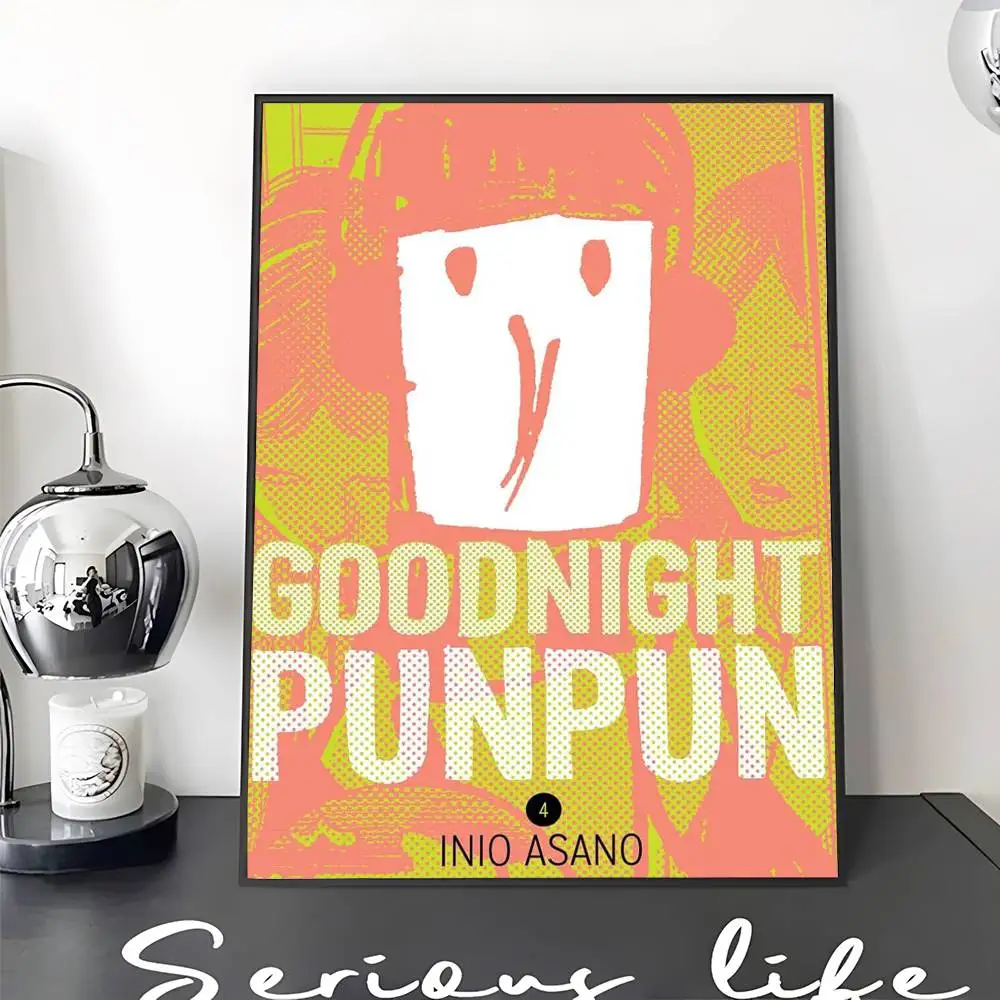 Anime G-Goodnight Punpun Classic Vintage Posters HD Quality Wall Art Retro Posters for Home Room Wall Decor