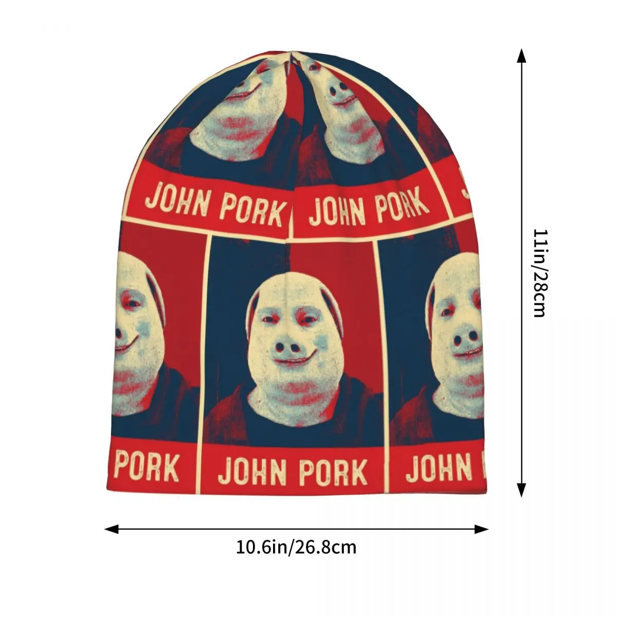 John Pork Is Calling Warm Knitted Cap Hip Hop Bonnet Hat Autumn Winter Outdoor Beanies Hats for Unisex Adult
