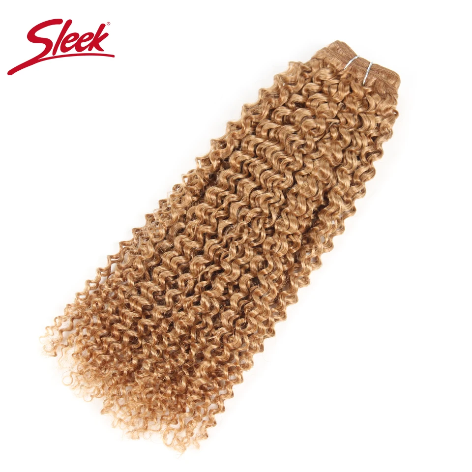 Sleek Brazilian Water Wave Bundles Blond 27# 30# Piano Color P4/30# P1B/30# Natural Double Drawn Remy Human Hair Extension