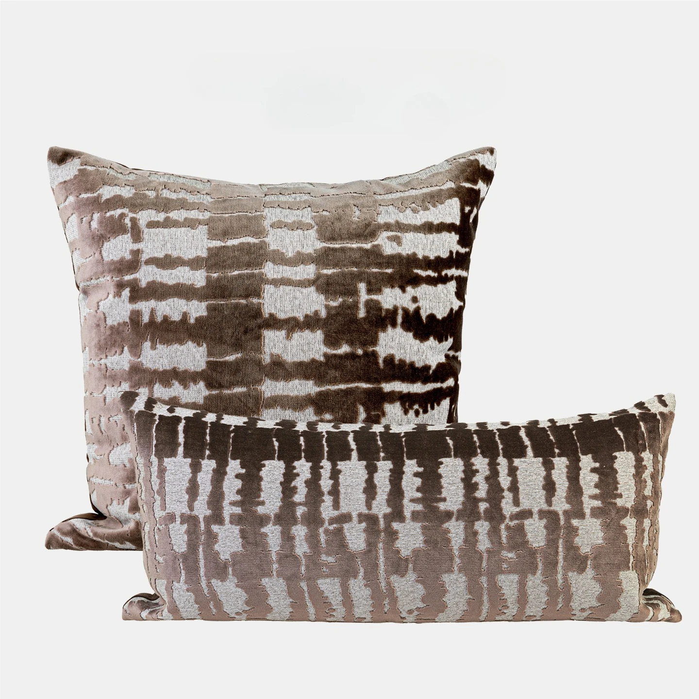 Modern Minimalist Cushion Cover Relief Cut Velvet Pillows Case Decorative 45x45 30x65cm For Sofa Bed Living Room Home