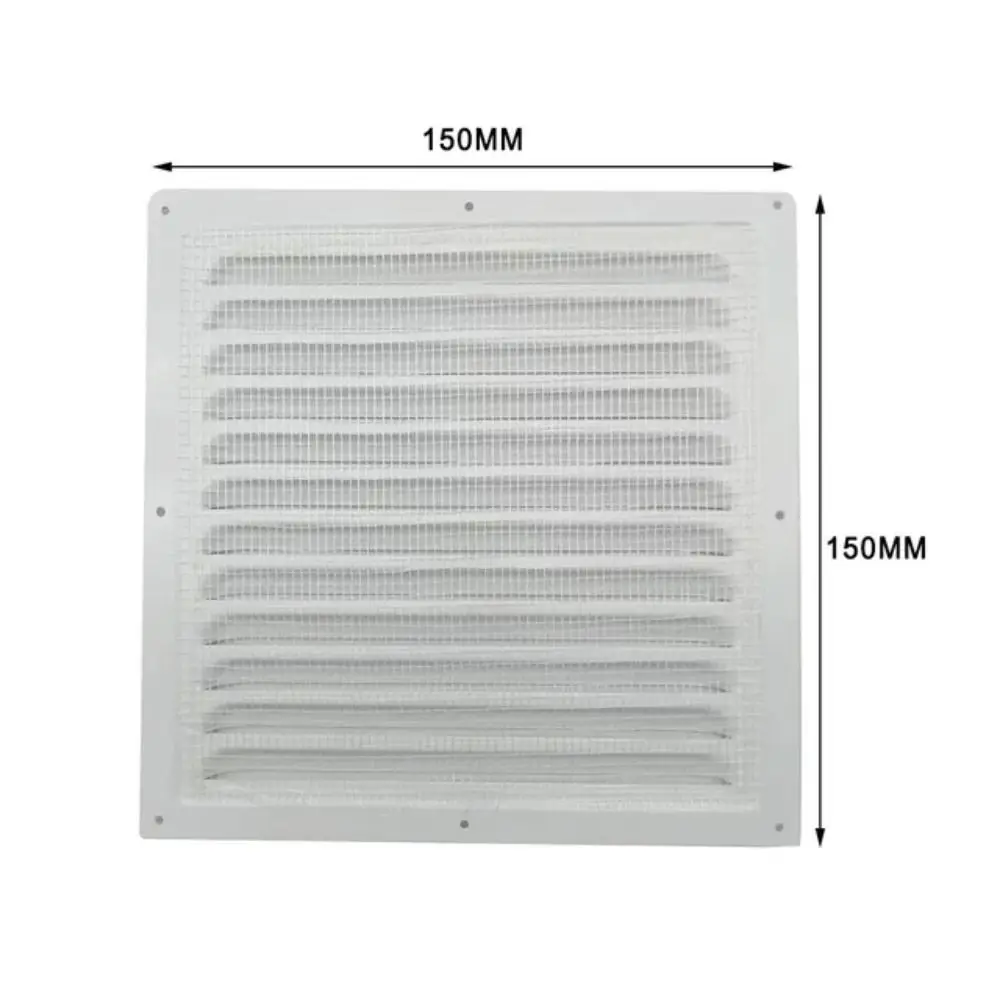 Aluminum Alloy Air Vent Grille Heating Cooling Vents Plate Air System Net Cover Screen Ventilation Cover 150/200/250/300mm Metal