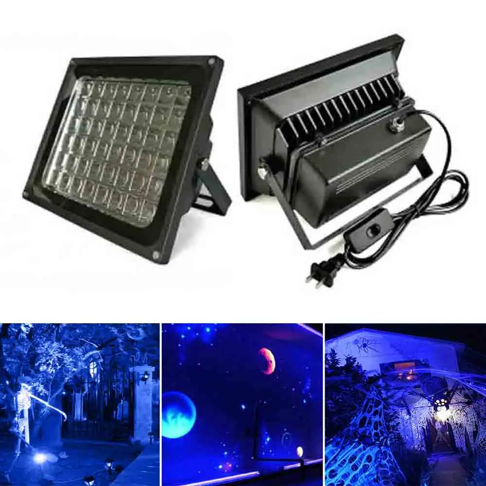 Outdoor waterproofing LED UV Black Lights Stage Blacklight Flood Effect Light for Halloween Xmas Dance DJ Disco Party