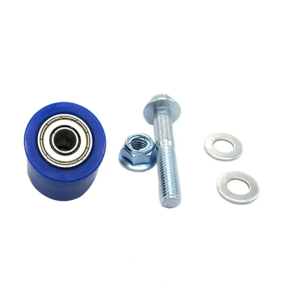Chain Roller Slider Tensioner Neoprene Pulley Guide Wheel Protector for Yamaha YFZ350 Banshee Offroad Riding