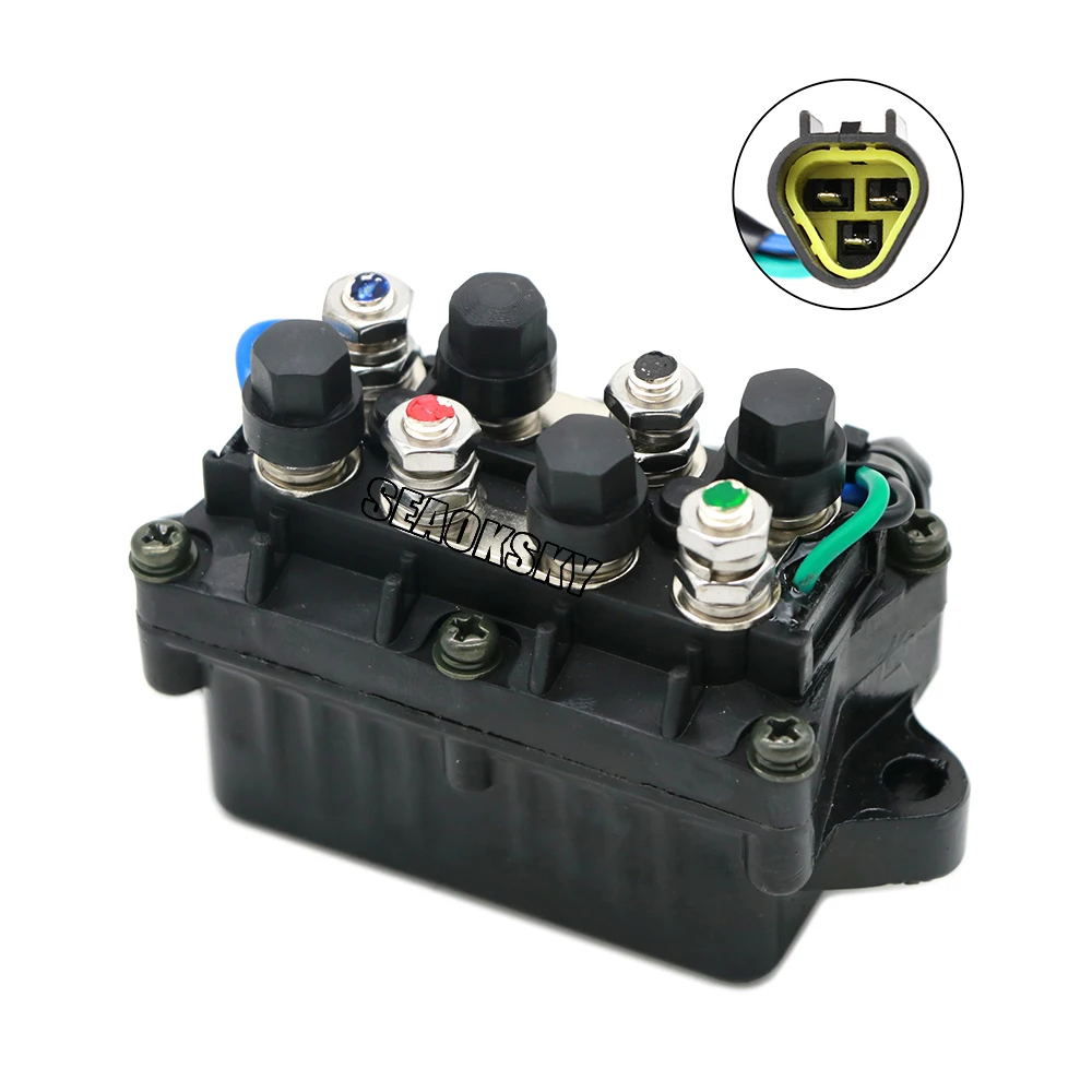 61A-81950-00-00 Trim Relay Tilt Relay for Yamaha Outboard Motor F150 F250 40HP 50HP 60HP 75HP 90HP 150HP 250HP Engine 2 / 4 stro