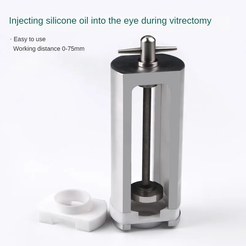 Silicone Oil Injection Frame Ophthalmic Microscopic Instruments Stainless Steel