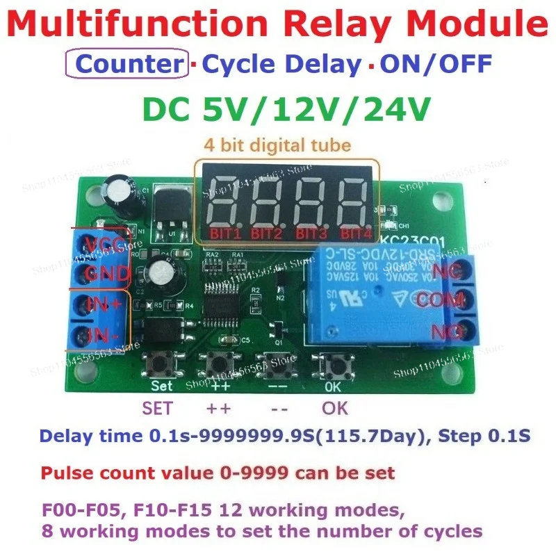 Compteur d'impulsions multifon - Relay Module 5V avis et prix