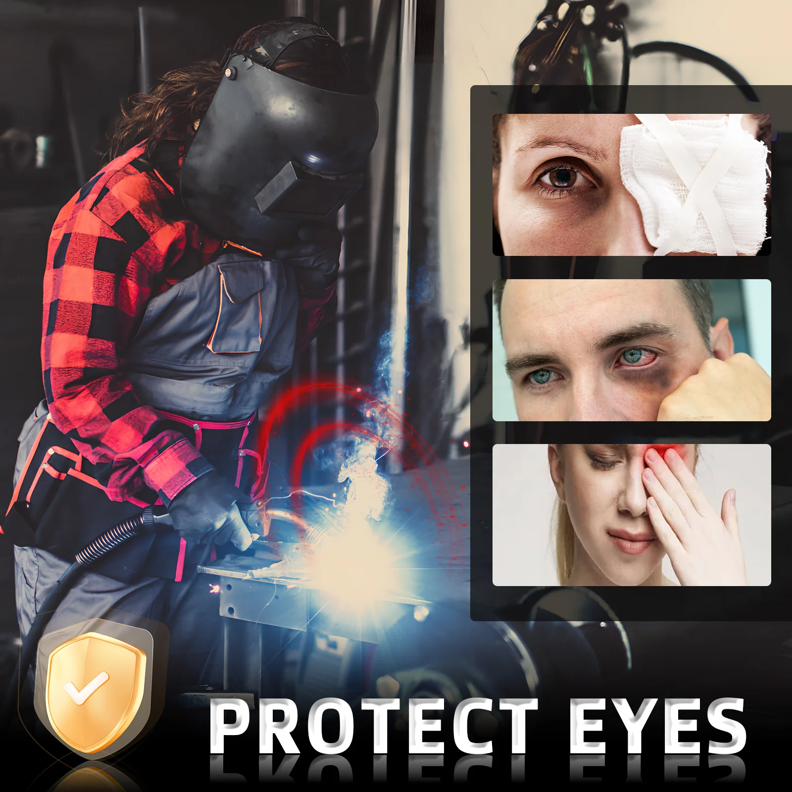 2 Pcs Welding Lens Accessories for Replacement Shield Protection Protective Equipment Glass Cover
