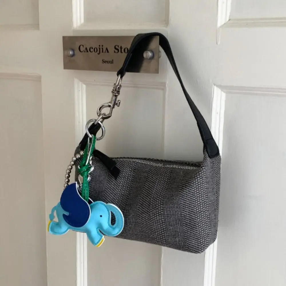 

Ins Large Capacity Hobo Bag Solid Color Korean Style Weave Shoulder Bag Crossbody Bag Fashion Design Dumpling Bag Girls