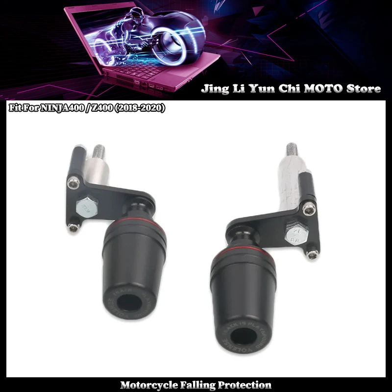 

Motorcycle Falling Protection Frame Slider Fairing Guard Crash Pad Protector Fit For KAWASAKI NINJA400 Z400 Ninja400 2018-2020