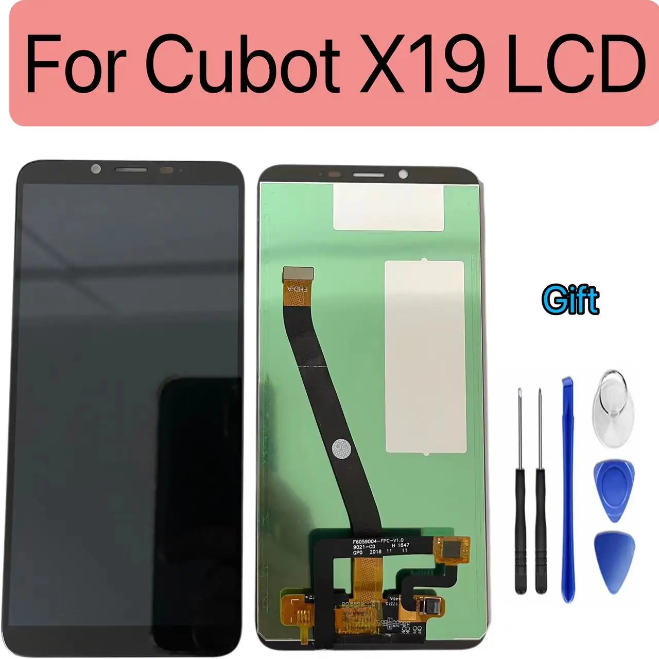ЖК-дисплей 5,93 дюйма для Cubot X19, ЖК-дисплей, детали для замены ЖК-дисплея Cubot X 19 X19S