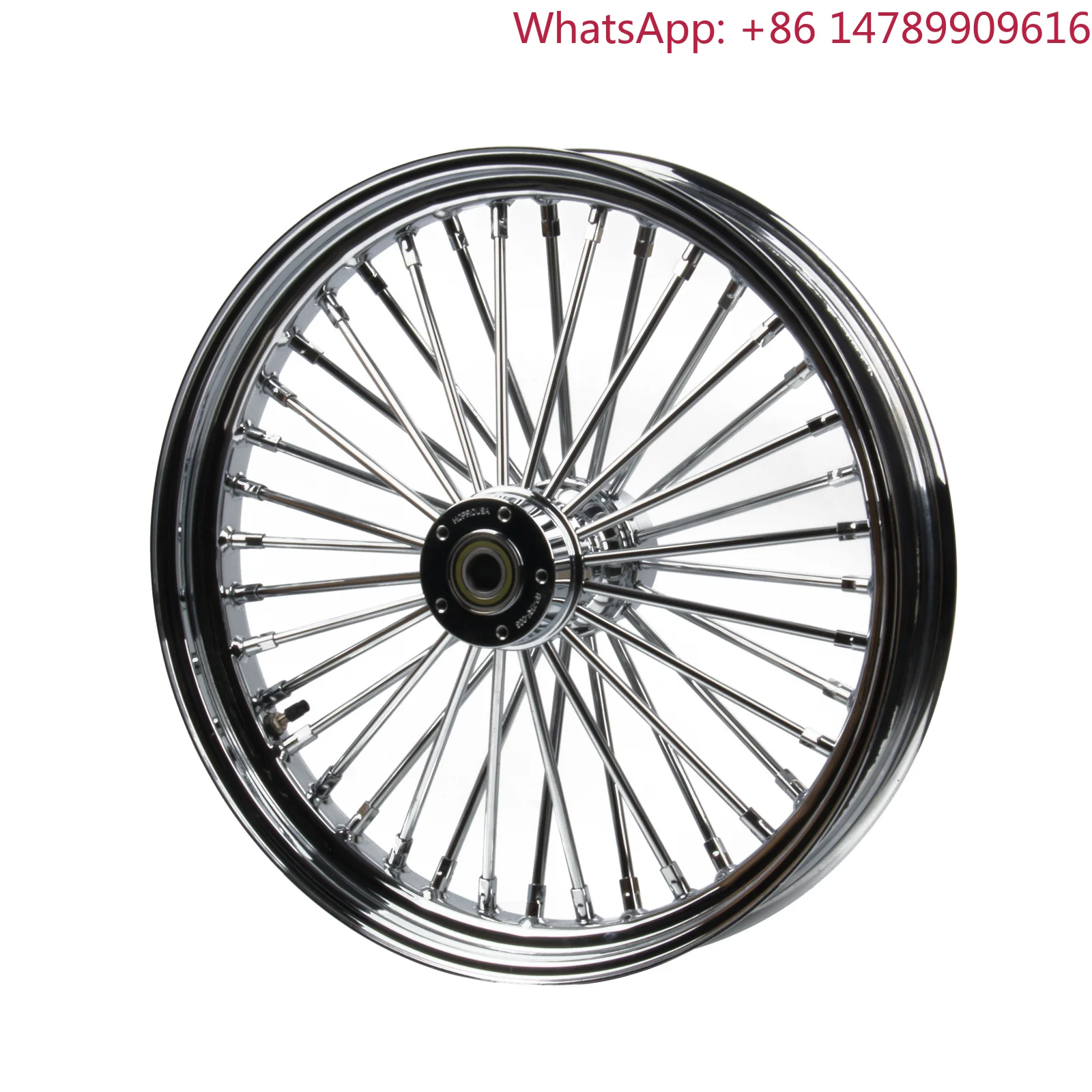 

Customizablewheel Sizes.Motorcycle Front Fat Spoke Wheel 21x3.25 Tubeless Mirror Chrome 40 Spokes Wheel For 14-26 TouringAmerica