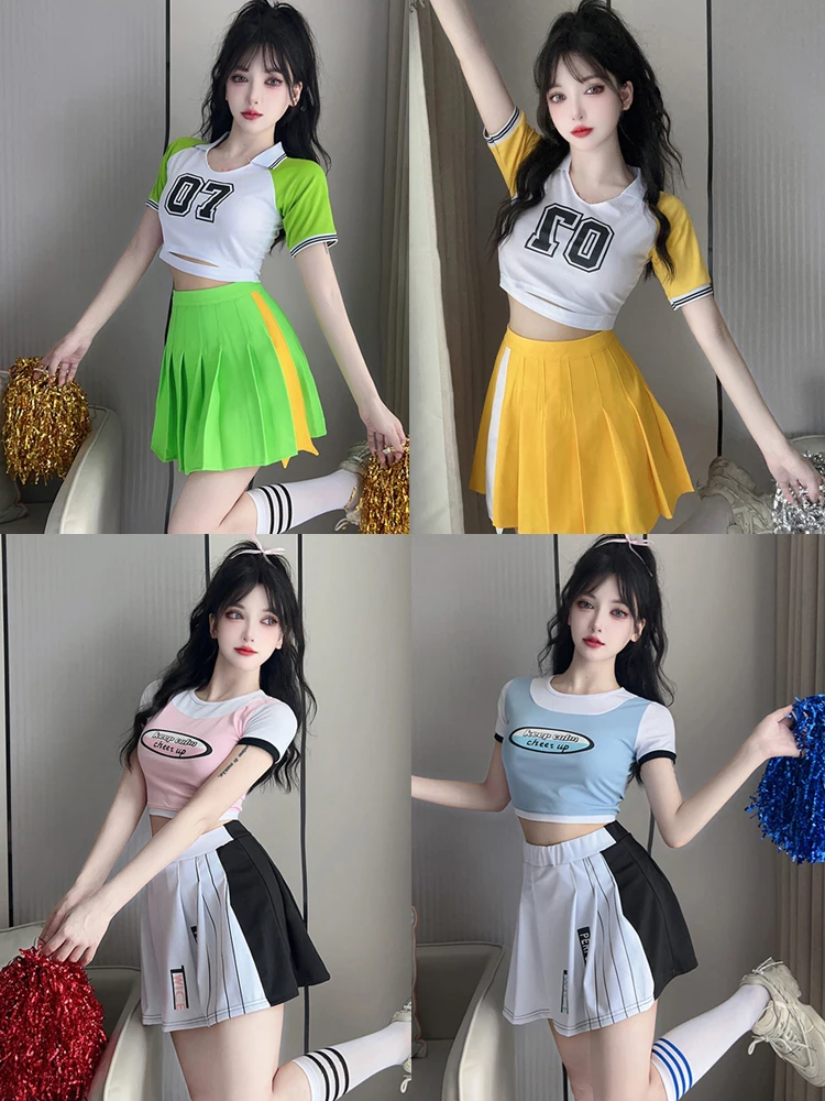 Adult Gymnastics Dance Costume Group Performance Set Women's Stage Evening Performance Clothes New Student Model Cotton Blend