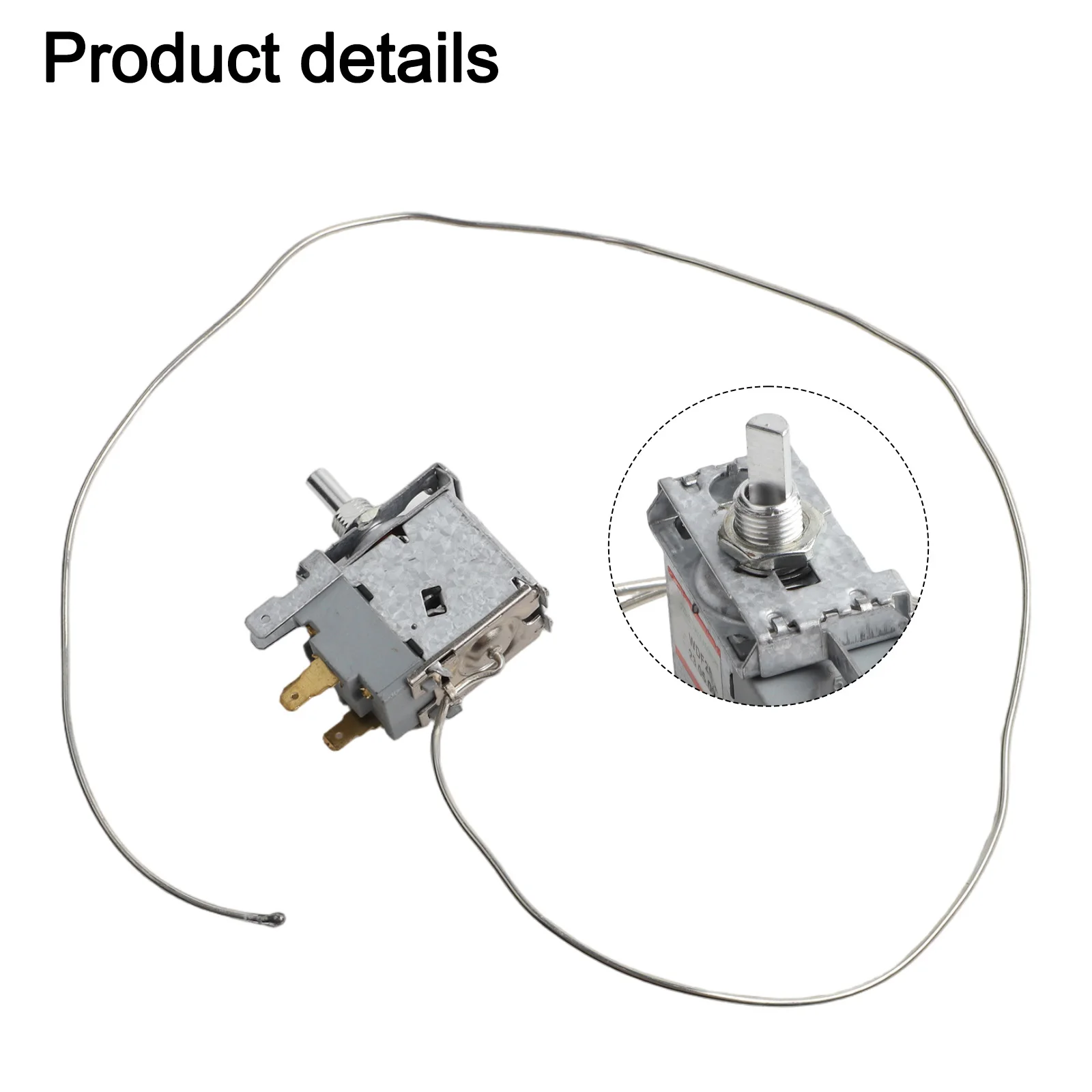 

1PC WDF18 3 Pins Terminals Refrigerator Thermostat Switch AC 250V 5(4)A 50/60Hz E Frigerator Thermostat Switch Replacement Parts