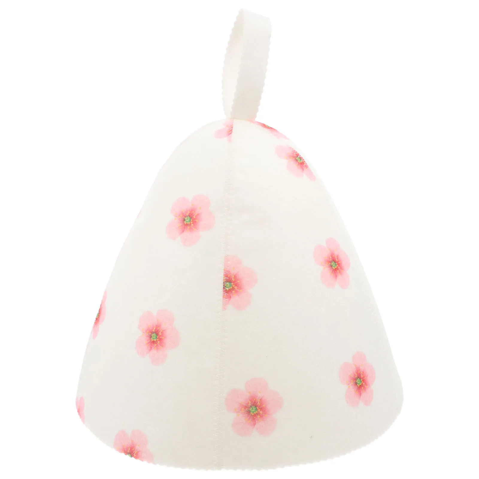 

Felt Wool Sauna Hat for Women and Men Soft Breathable Heat Insulating Printed Design for Sauna Steam Room Use Lightweight