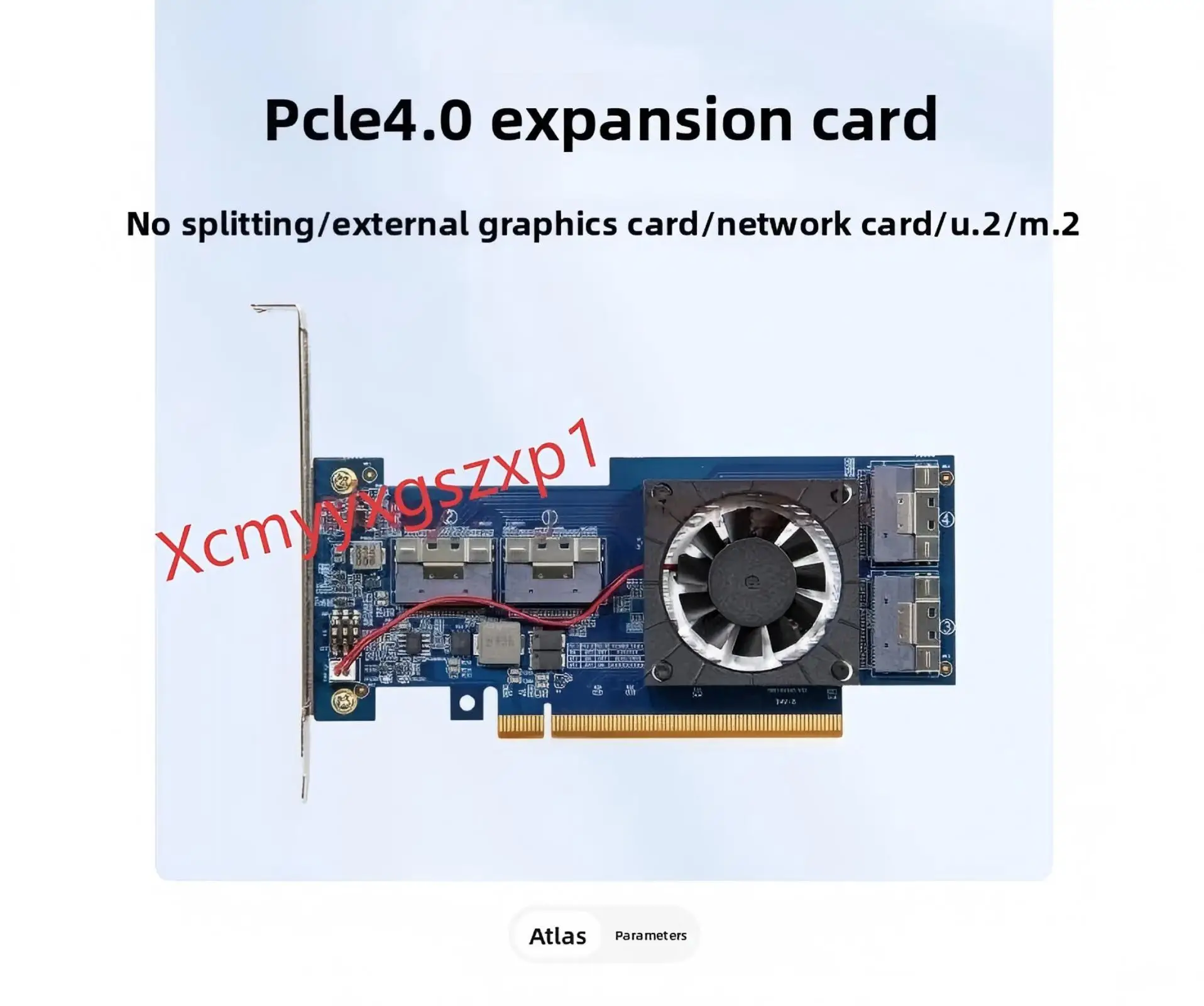 PEX88048 PCIe 4.0 x16 To 4*SFF-8654 SlimSAS Adapter IT Mode ZFS TrueNAS