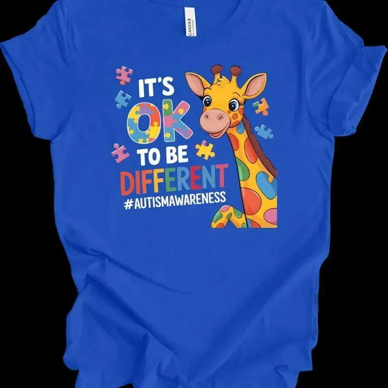 It s Okay To Be Different Autism Awareness Positive Message T shirt